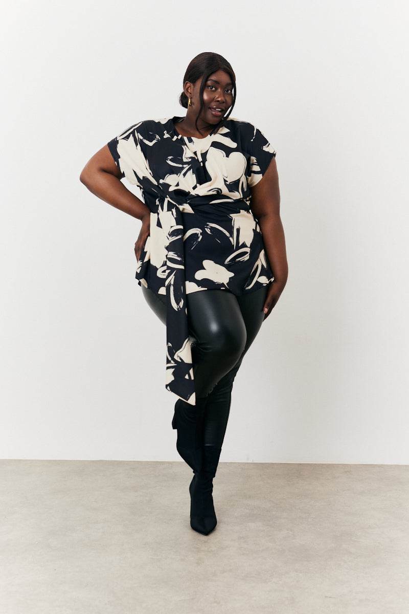 Abstract Drape Top - Image 7