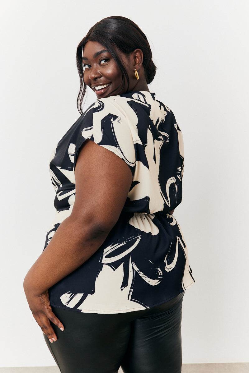 Abstract Drape Top - Image 9