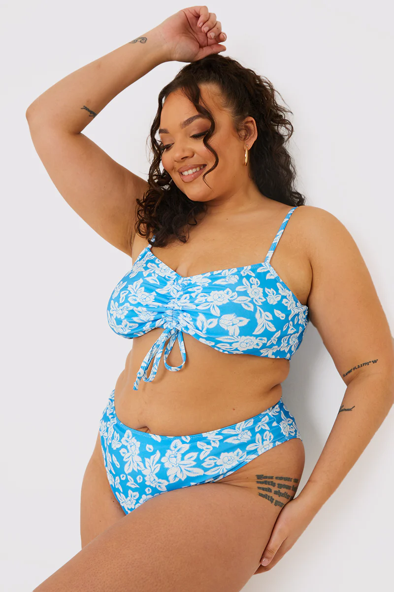 Floral High Leg Bikini Brief - Image 7
