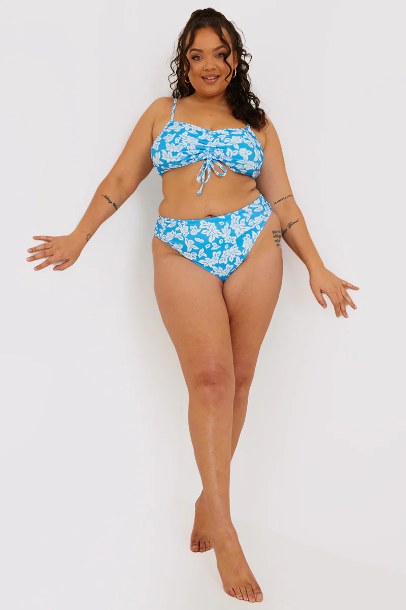 Floral High Leg Bikini Brief - Image 8