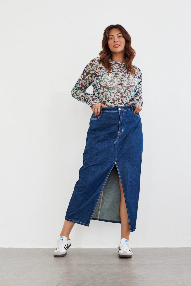 Floral Mesh T-Shirt - Image 2