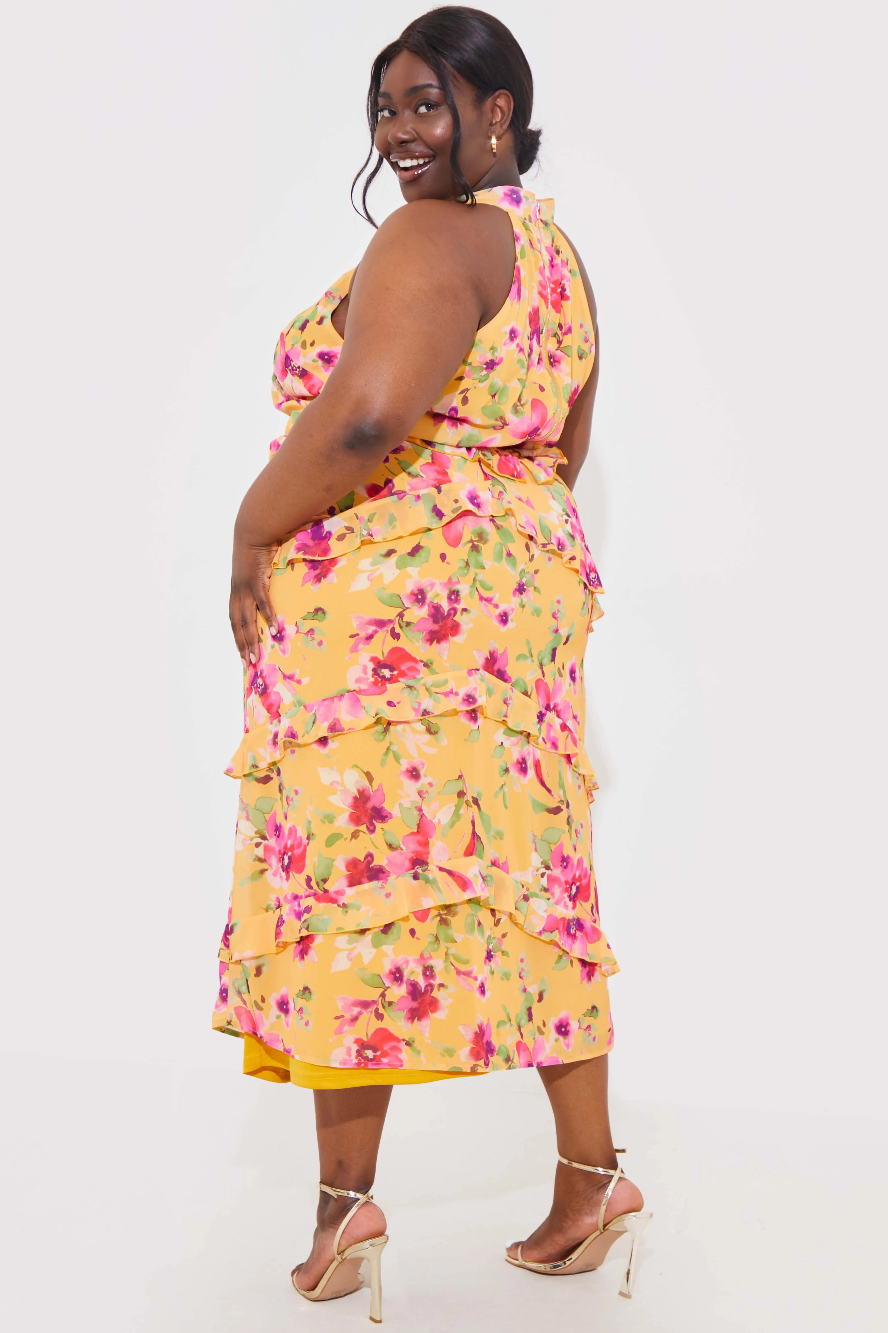 Floral Chiffon Maxi Co-Ord Skirt - Image 7