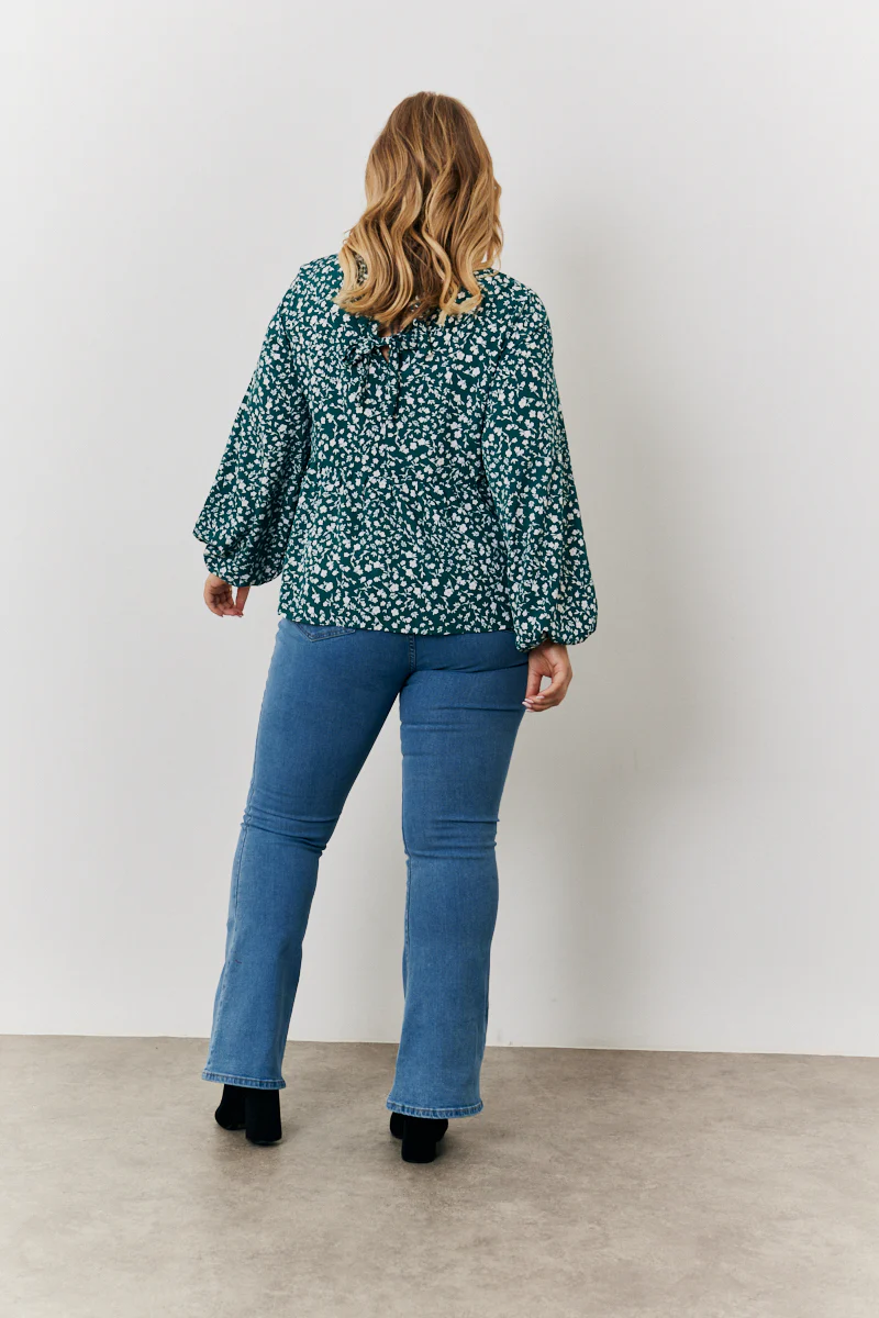 Floral Printed Smock Top - Image 8