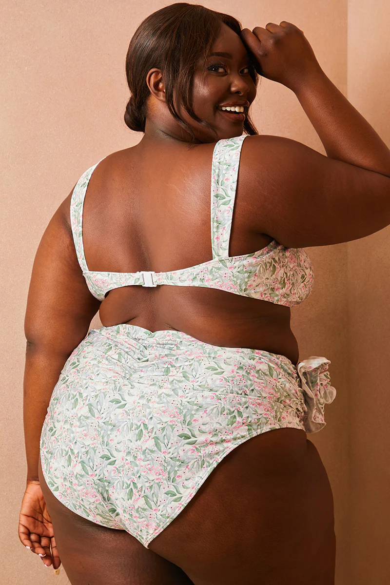 Floral So Perfect Wide Strap Bikini Top - Image 5