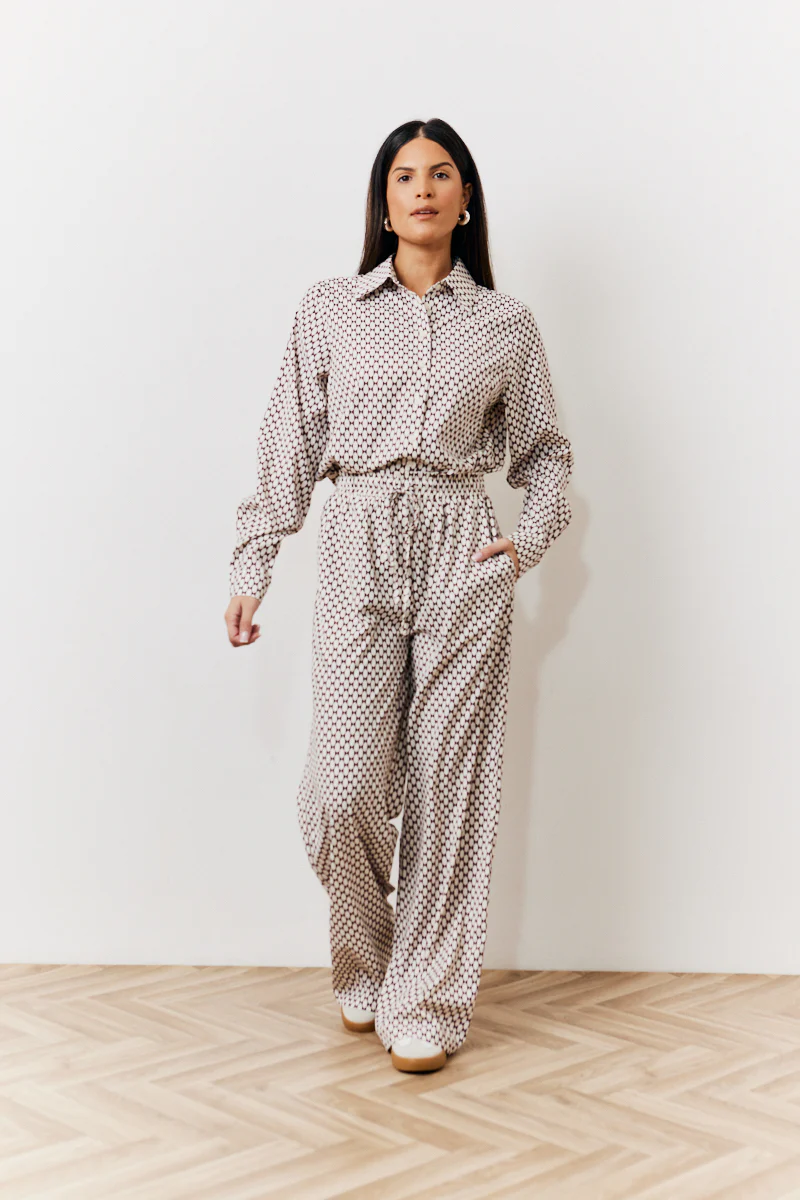 Geo Printed Relaxed Shirt - Image 2