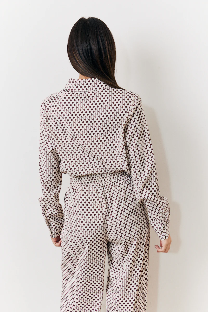 Geo Printed Relaxed Shirt - Image 3