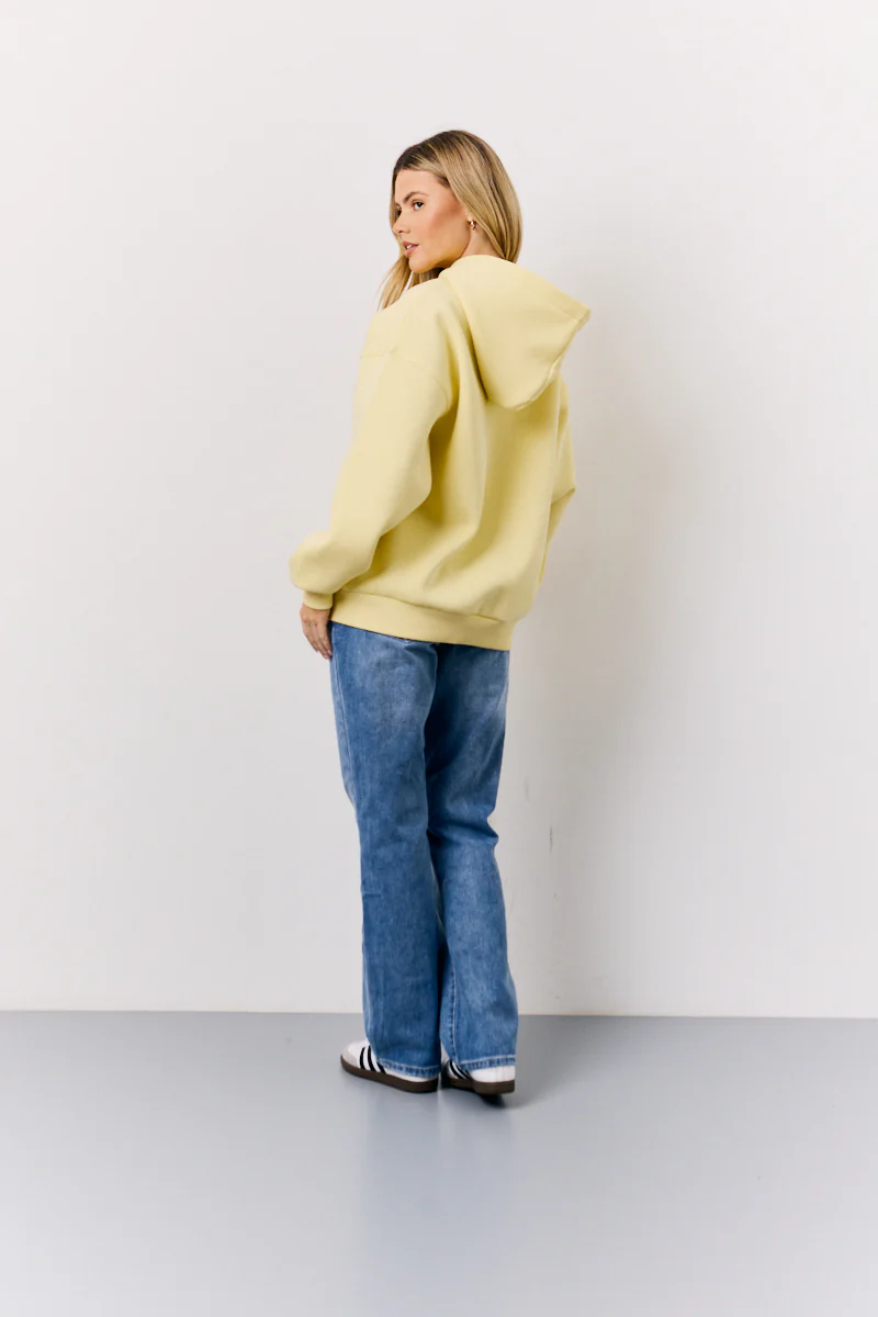 Yellow Graphic Oversized Hoodie - Image 5