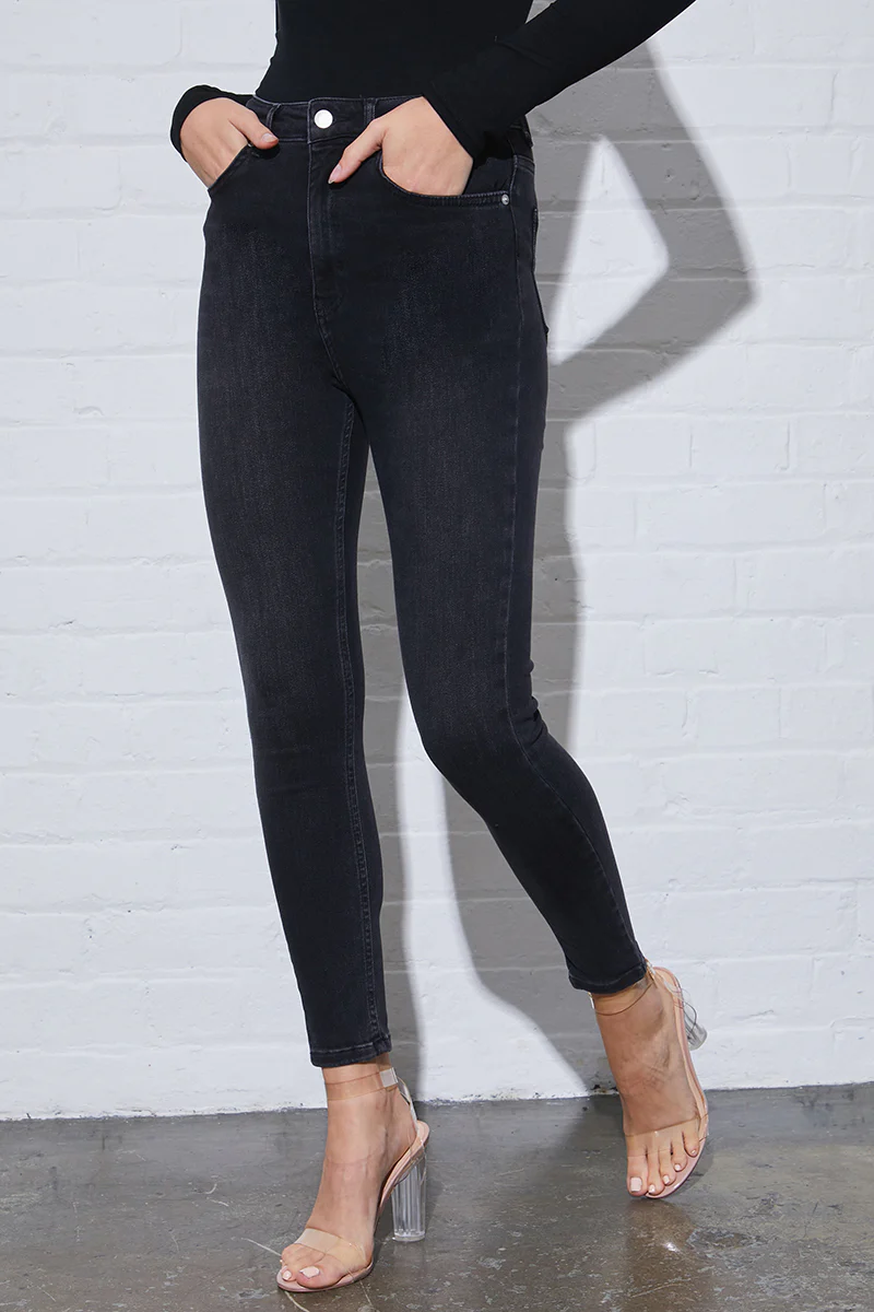 High Waisted Skinny Jeans - Image 8
