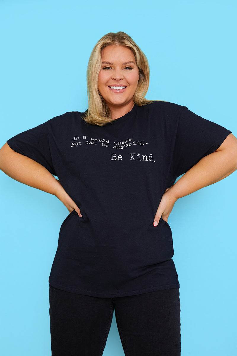 'IN A WORLD WHERE YOU CAN BE ANYTHING BE KIND' T-SHIRT - Image 11