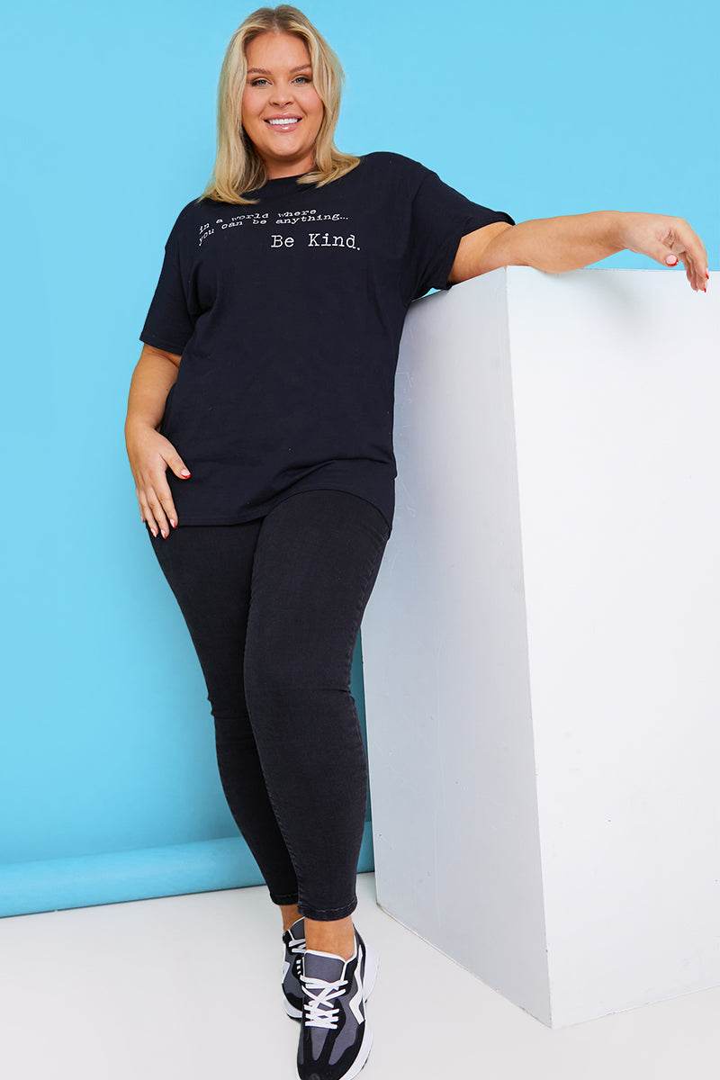 'IN A WORLD WHERE YOU CAN BE ANYTHING BE KIND' T-SHIRT - Image 12