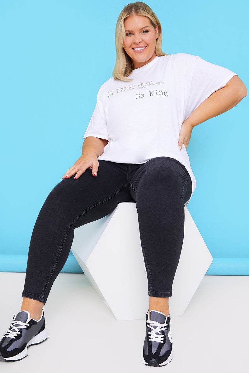 'IN A WORLD WHERE YOU CAN BE ANYTHING BE KIND' T-SHIRT - Image 27