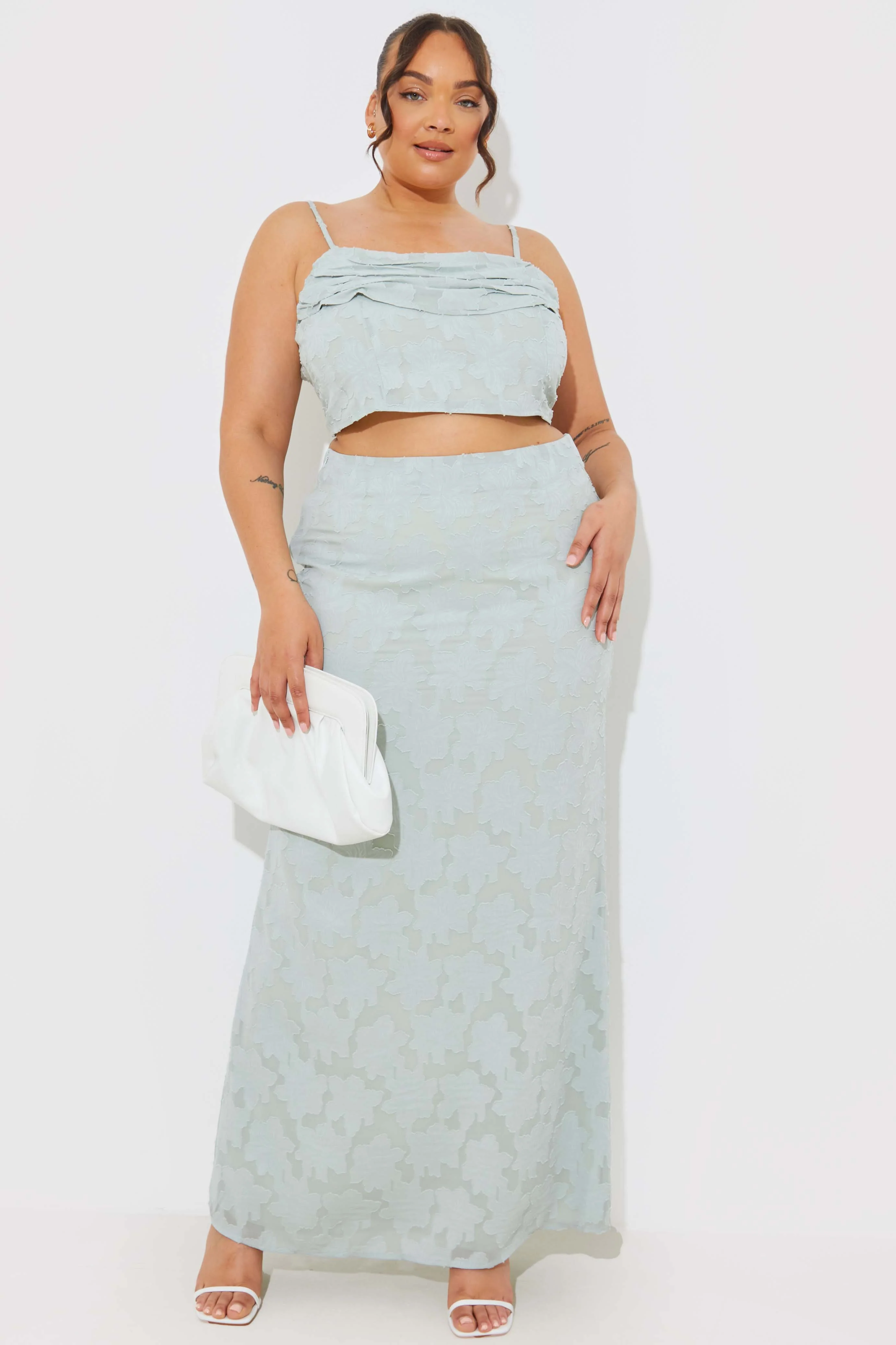 Jacquard Co-Ord Maxi Skirt - Image 4