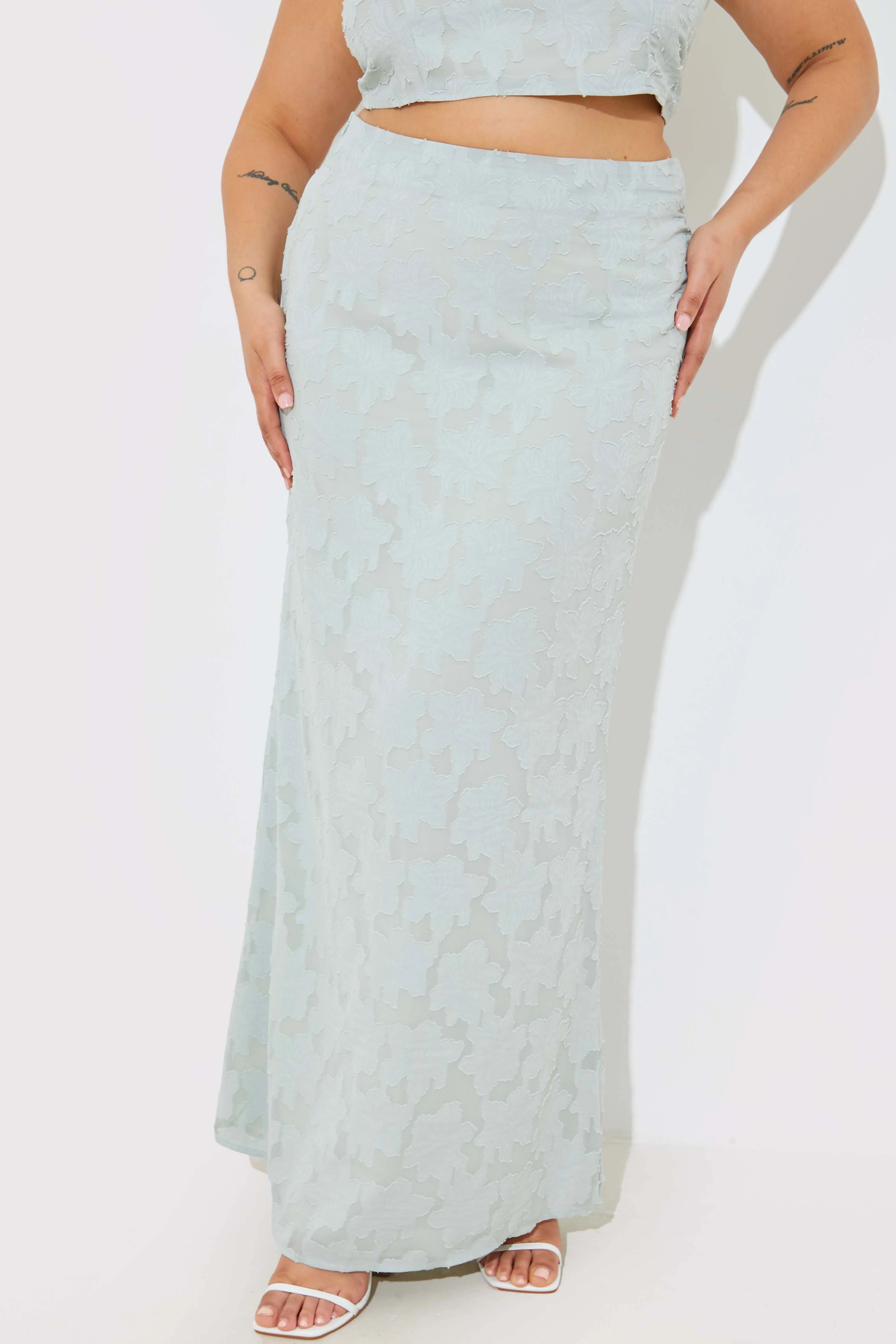 Jacquard Co-Ord Maxi Skirt - Image 5