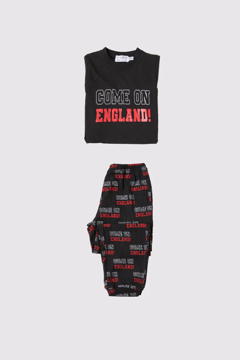 Kids Come On England Short Sleeve Pj Set