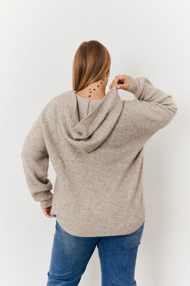 Knitted Hoodie - Image 3