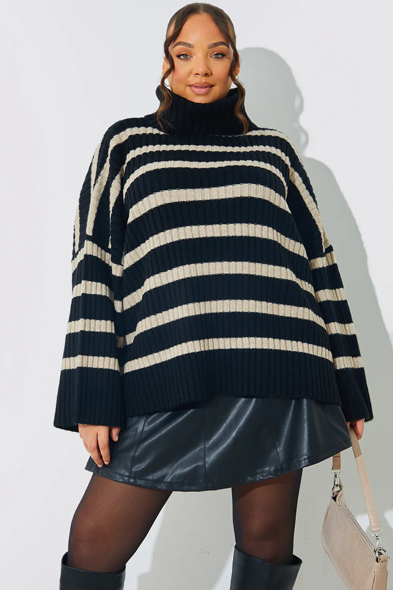 Knitted Roll Neck Jumper - Image 5