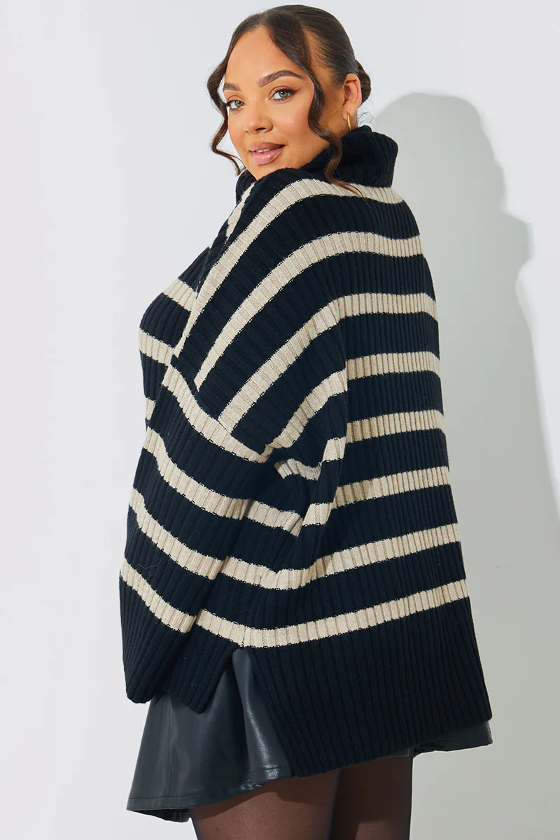 Knitted Roll Neck Jumper - Image 6