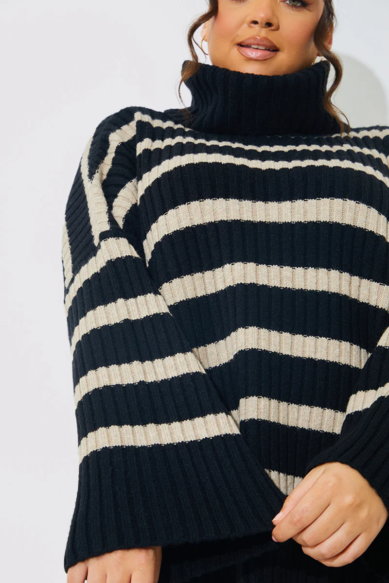 Knitted Roll Neck Jumper - Image 8