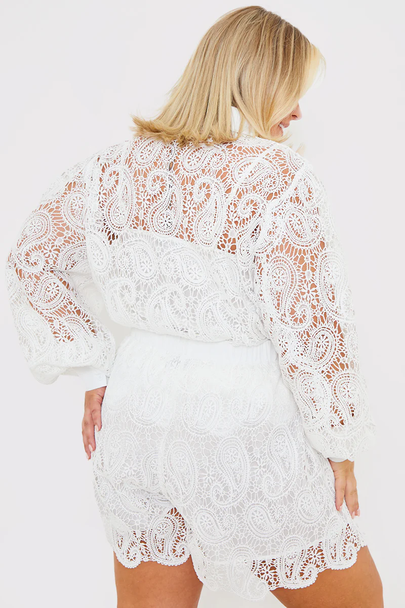 Lace Co-Ord Shorts - Image 11