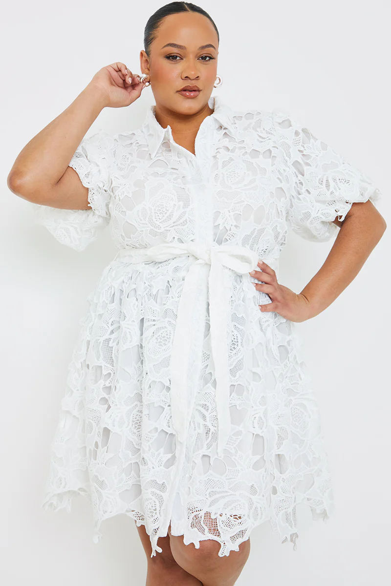 Lace Shirt Dress - Image 6