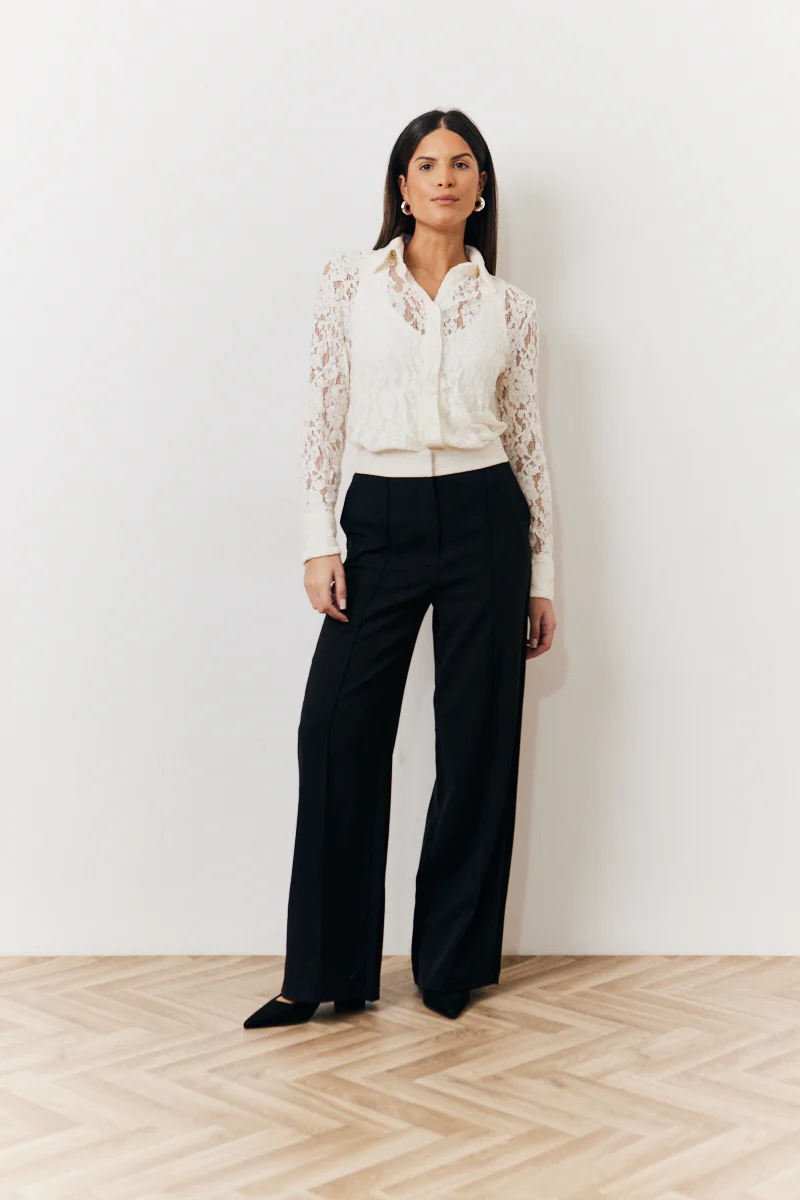 Cream Lace Shirt - Image 2