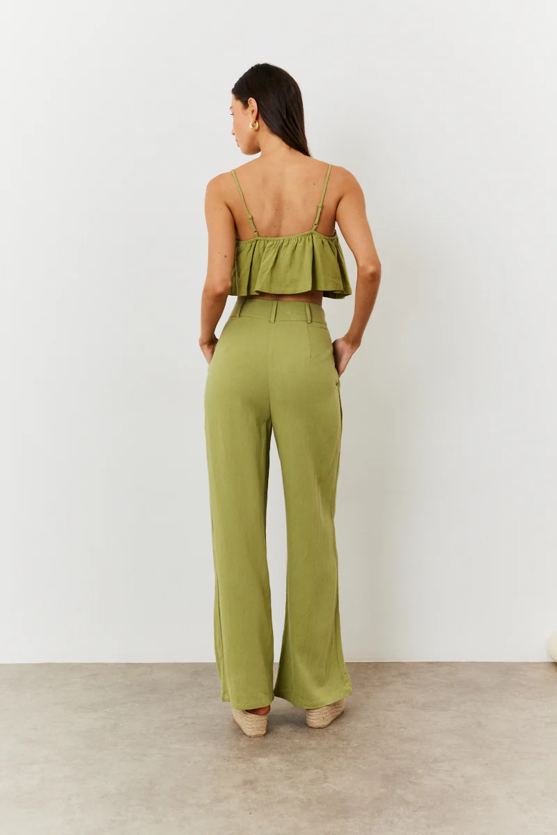 Linen Crop Top - Image 4