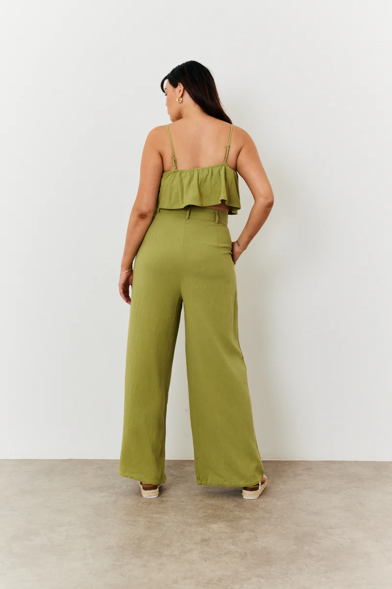 Linen Crop Top - Image 8