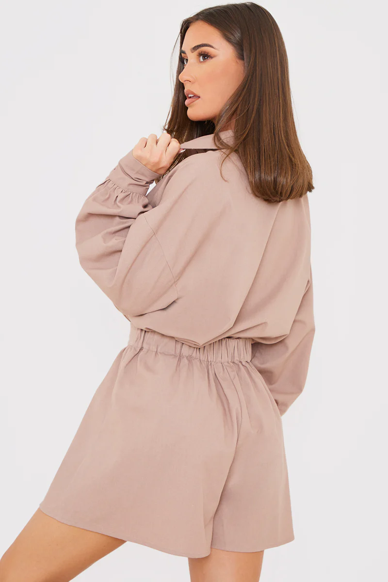 Linen Look Floaty Co-Ord Shorts - Image 4