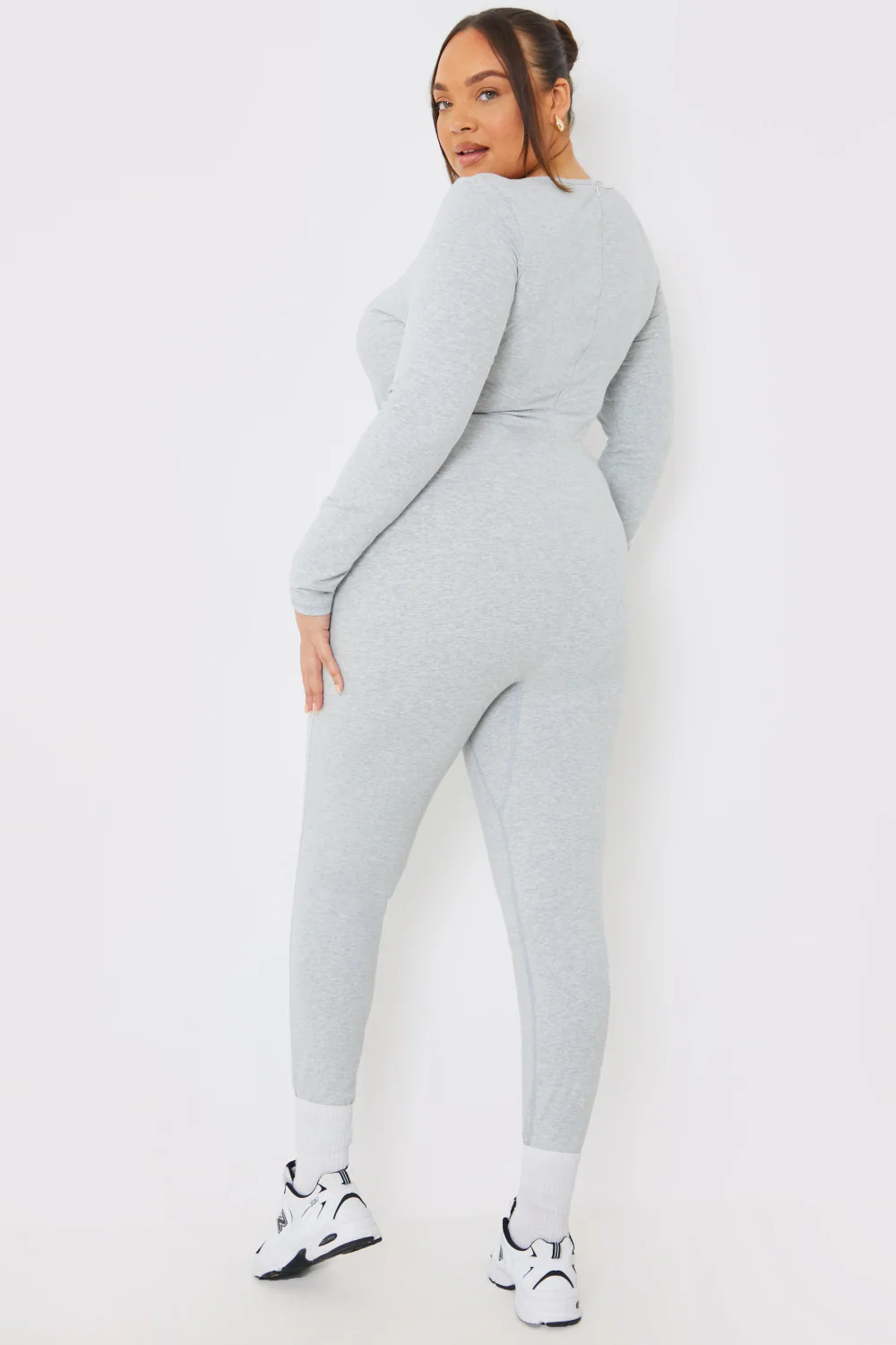Long Sleeve Scoop Neck Unitard - Image 6