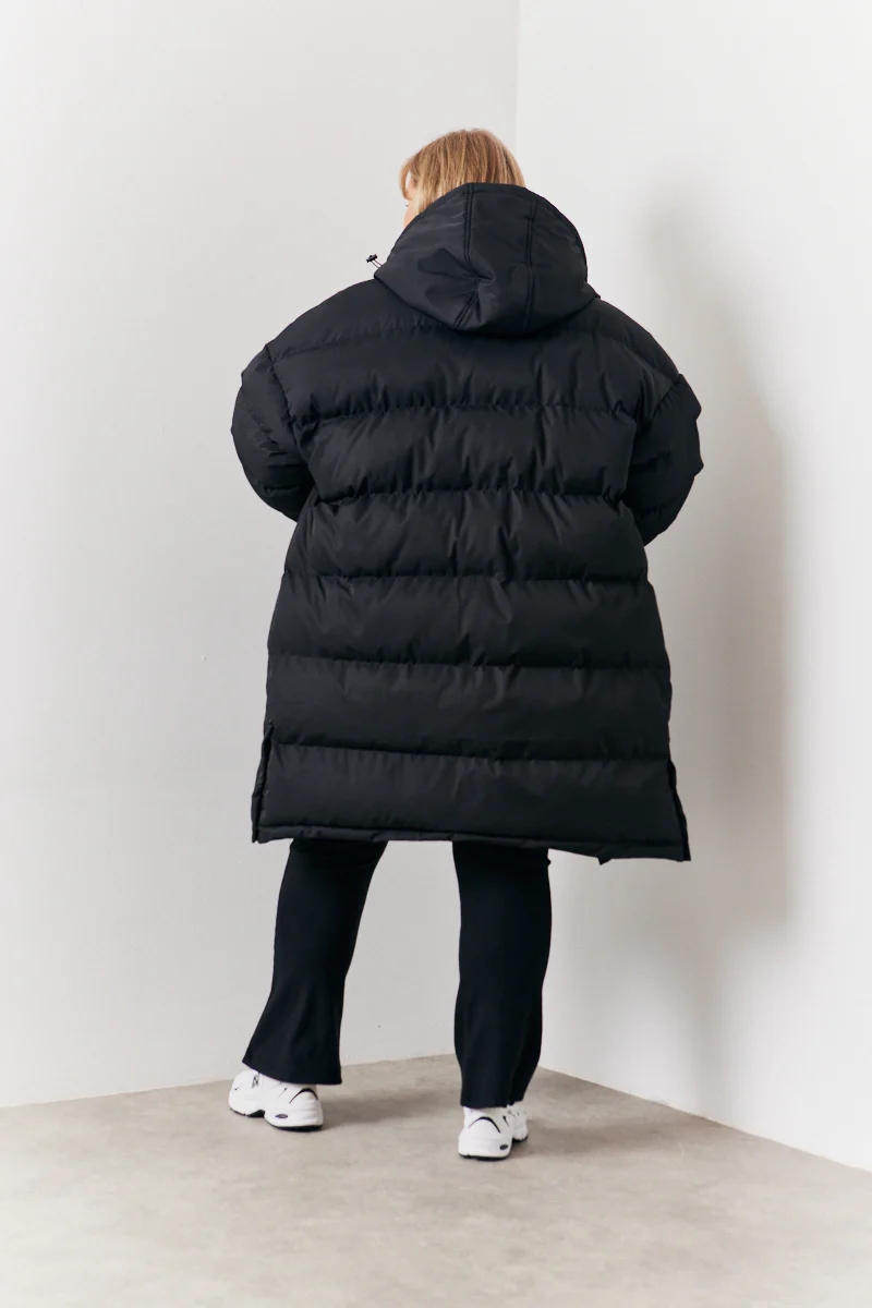 Longline Puffer Coat - Image 10