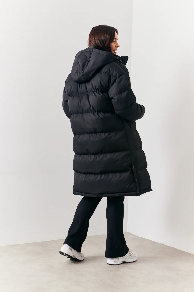Longline Puffer Coat - Image 5