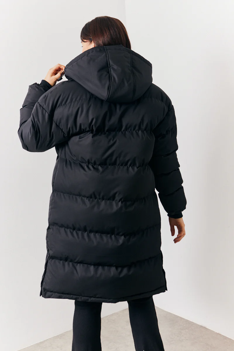 Longline Puffer Coat - Image 6