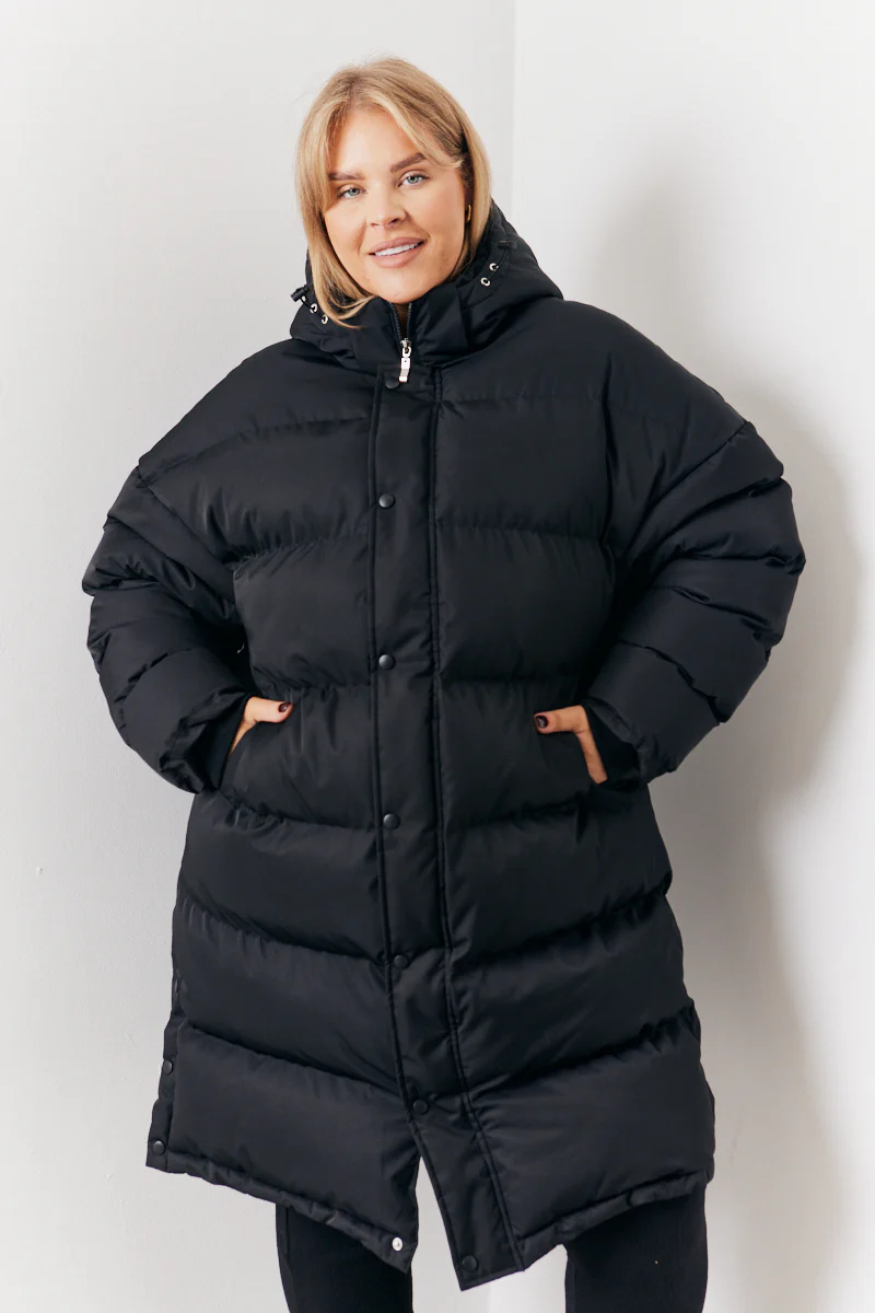 Longline Puffer Coat - Image 8