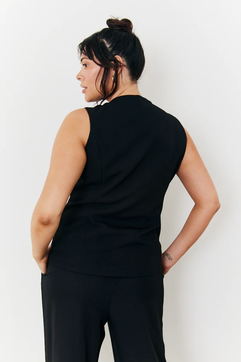 Longline Button Through Waistcoat - Image 11