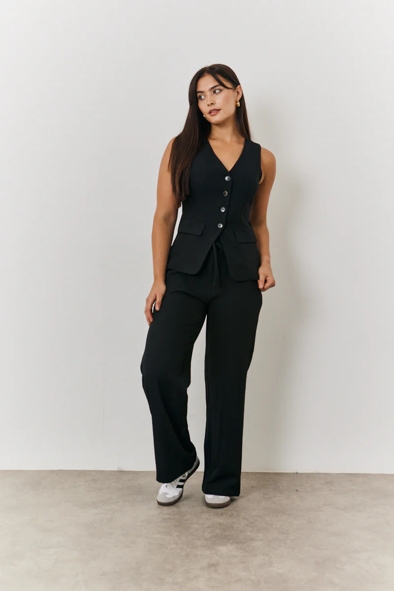 Longline Button Through Waistcoat - Image 2