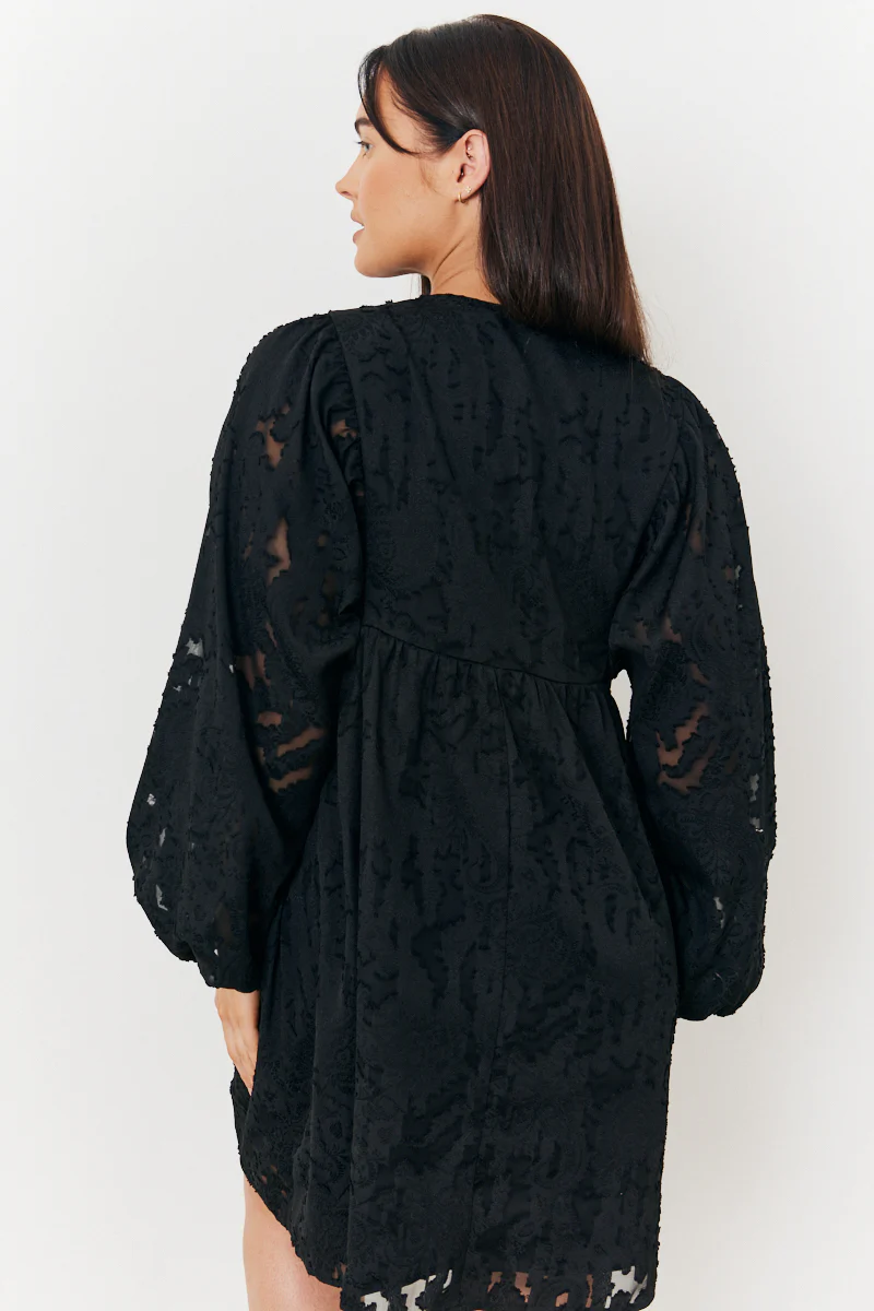 Maternity Tie Detail Smock Dress - Image 4