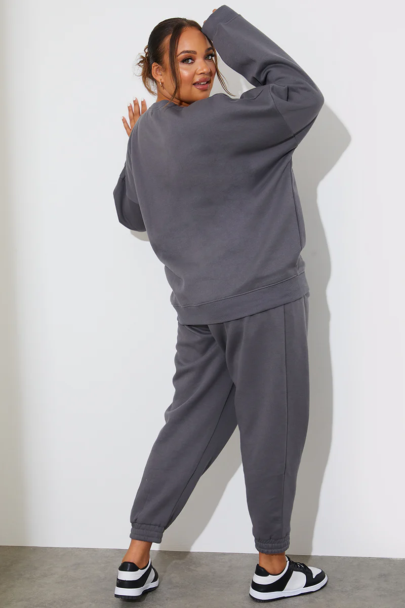 Sustainable Fleeceback Cuff Oversized Joggers - Image 7