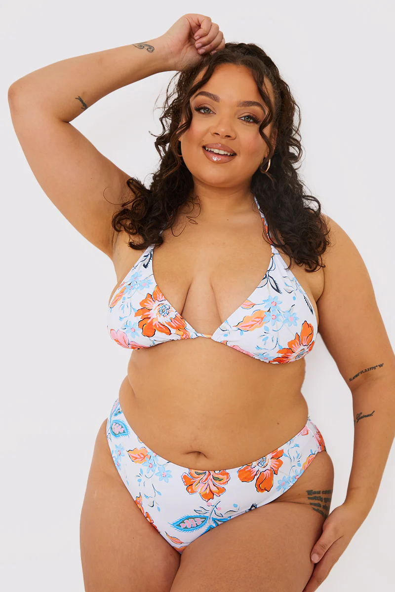 Multi Floral Bikini Brief - Image 7