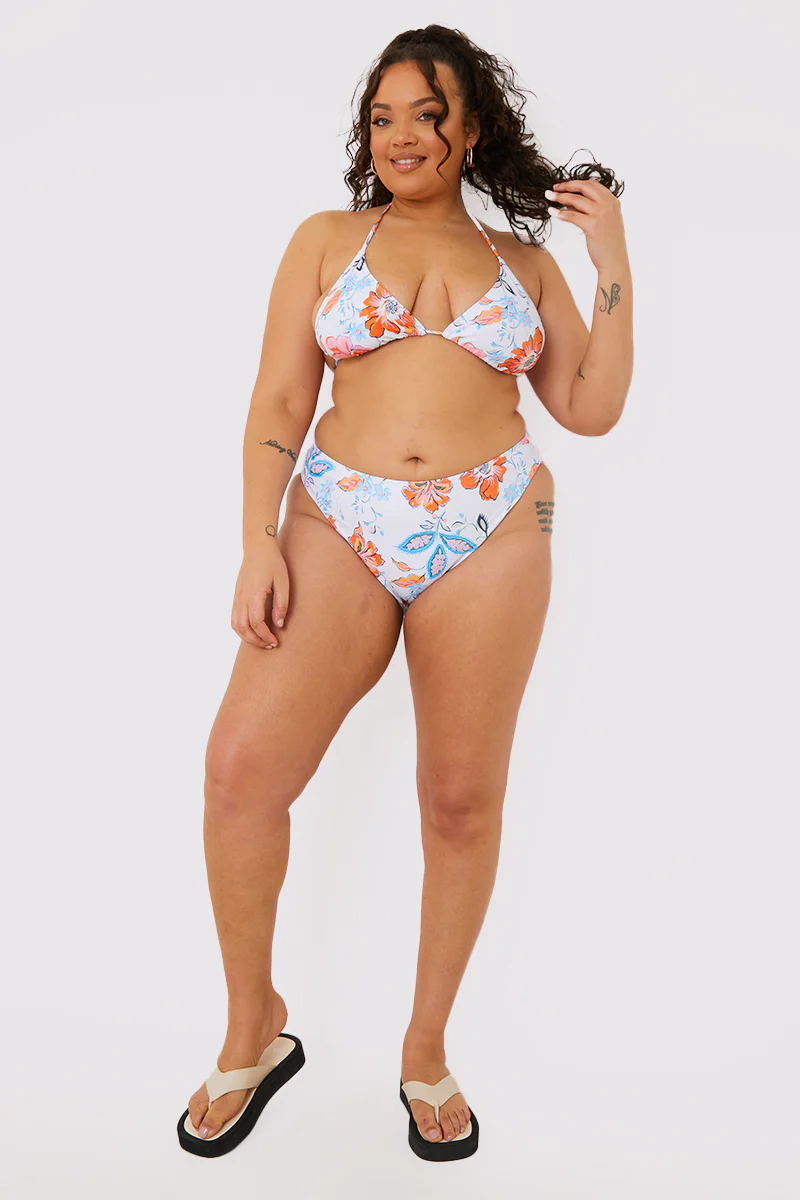 Multi Floral Bikini Brief - Image 8