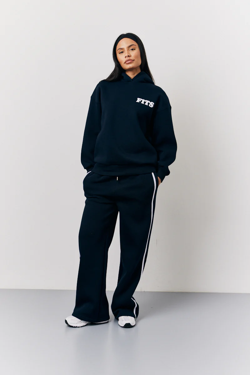 Navy Fits Bubble Print Co-Ord Hoodie - Image 2