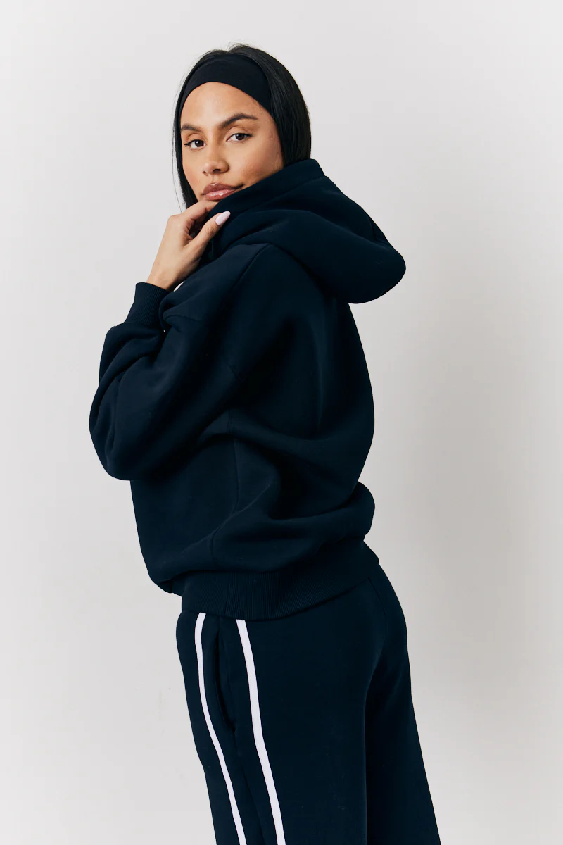 Navy Fits Bubble Print Co-Ord Hoodie - Image 4