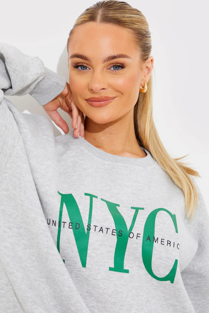 NYC Printed Sweatshirt - Image 4