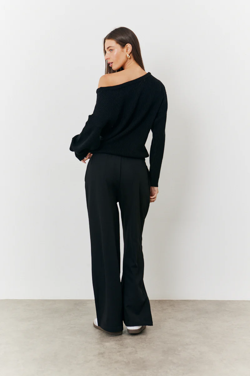 Off Shoulder Knit Jumper - Image 4