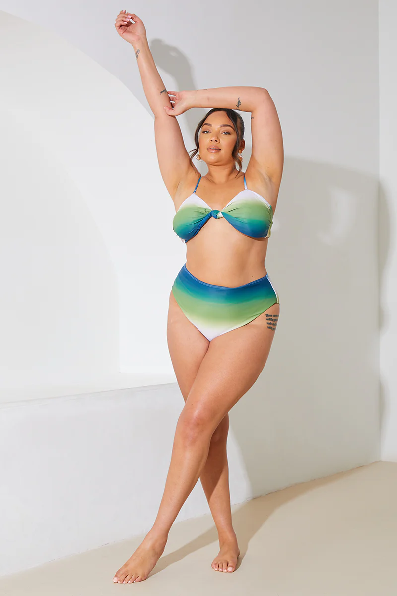 Ombre High Waisted Bikini Bottoms - Image 7