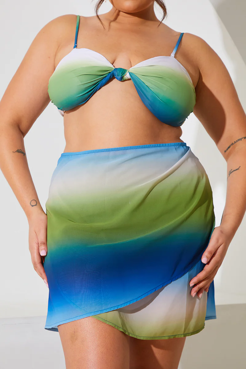 Ombre Print Tie Sarong - Image 4