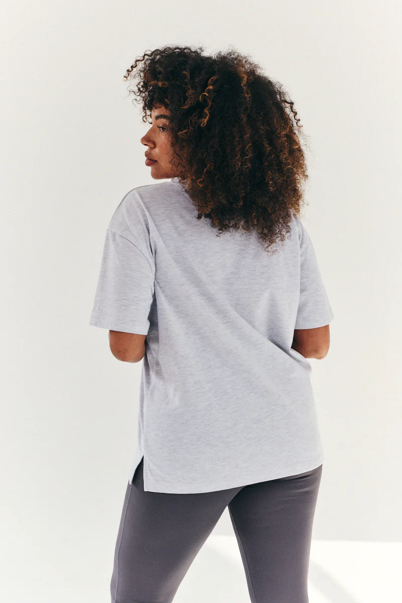 Oversized Boyfriend Embroidered Sleeve T-Shirt - Image 6