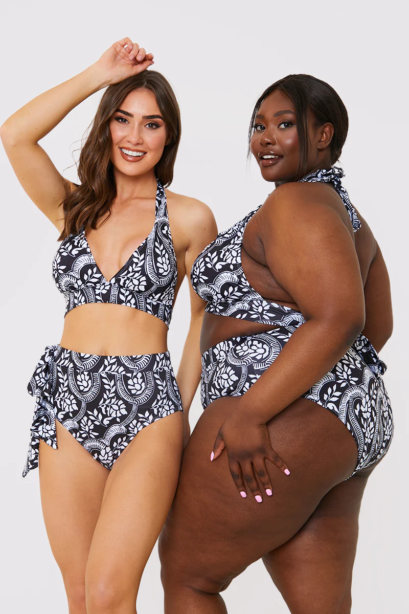 Paisley Print Tie Side Bikini Bottom - Image 2