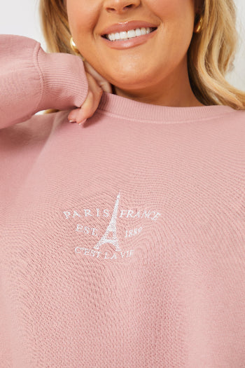 Paris Embroidered Sweater - Image 9
