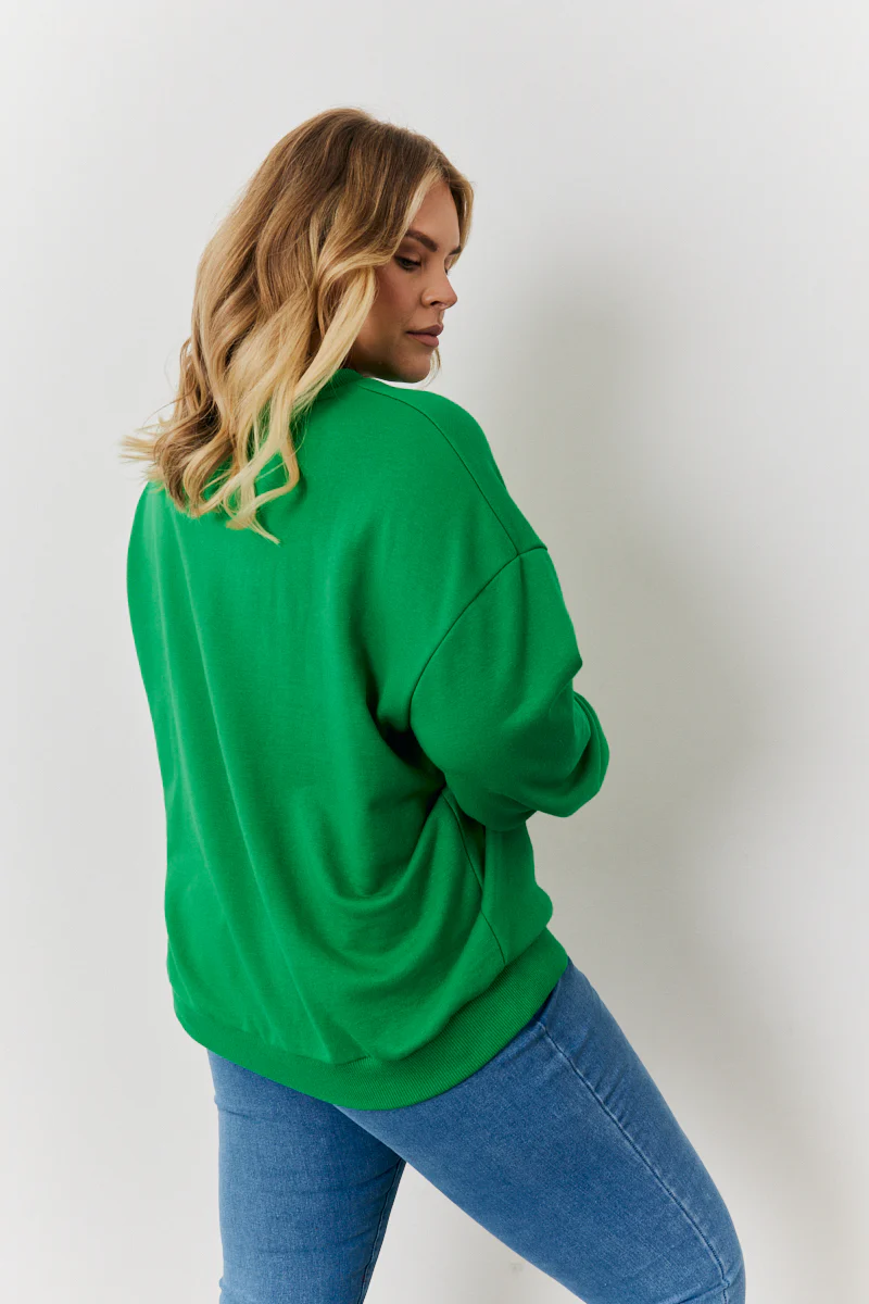 Paris Embroidered Slogan Sweatshirt - Image 7