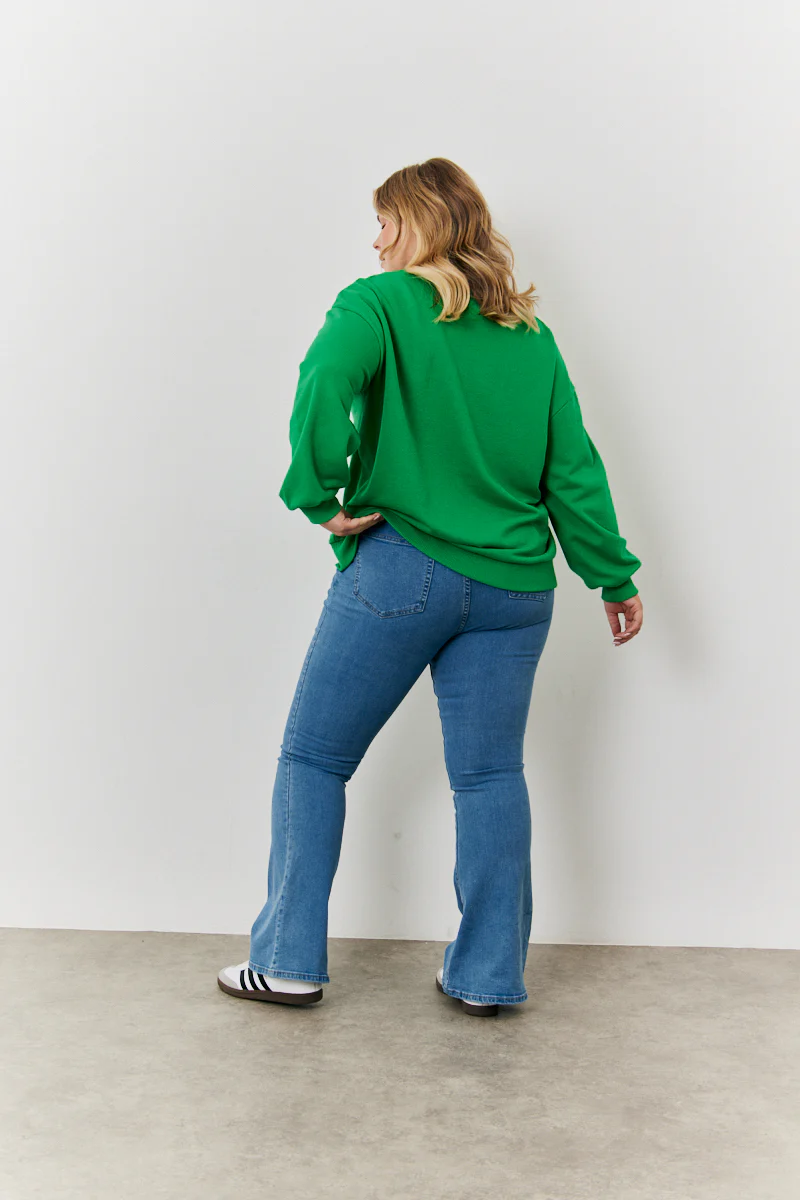 Paris Embroidered Slogan Sweatshirt - Image 8